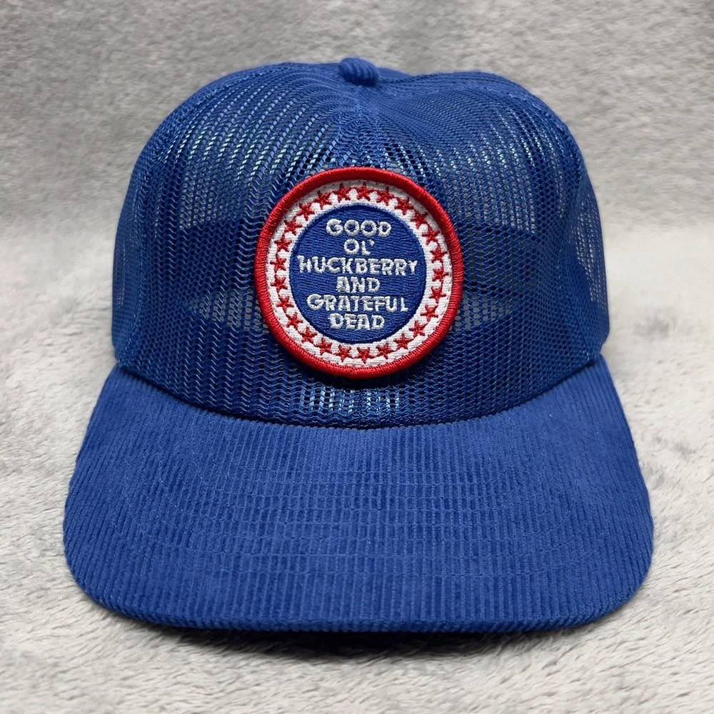 Huckberry x Grateful‎ Dead Good Ol' Mesh Snapback Trucker Hat Corduroy Classic
